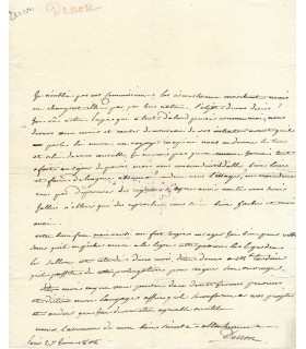 VIVANT-DENON Dominique, graveur, écrivain. Lettre Autographe (E 10730)