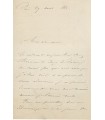 MARET Etienne-Jules, médecin, physiologiste. Lettre Autographe (E 10742)