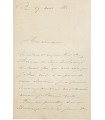 MARET Etienne-Jules, médecin, physiologiste. Lettre Autographe (E 10742)