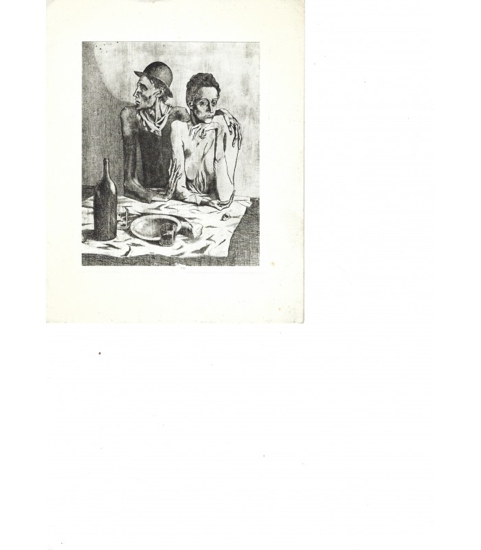 BELMONDO Paul. Sculpteur. Père de l'acteur Jean-Paul Belmondo. Carte de voeux (Réf. G 4983)