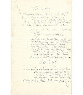 SAMAIN Albert, poète. Manuscrit Autographe (G 4255)