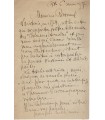 FONTAN Edmond, peintre et aquarelliste. Lettre Autographe (E 10752)