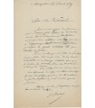 MARSAL Edouard-Antoine, peintre, illustrateur. 2 Lettres Autographes (E 10757)