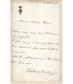 BORBON Isabel de, fille aînée d'Isabelle II. Lettre Autographe (E 10762)