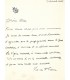 GOYAU (Félix-Faure Lucie) femme de lettres. Lettre autographe (E 10763)