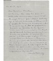 DEBUSSY Claude, compositeur. Lettre autographe en faveur de son frère (G 3741)