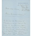 VERTES Marcel, peintre et graveur. Lettre Autographe (G 2451)