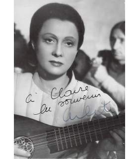 ARLETTY, actrice et chanteuse. Photographie Signée (E 10777).