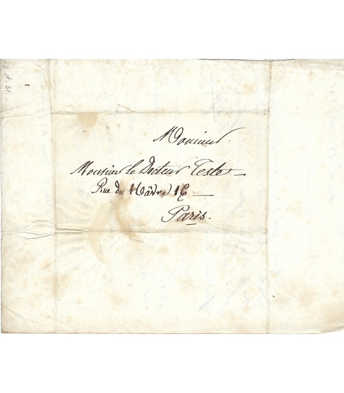 PRADEL Eugène, acteur, chansonnier. Lettre Autographe (E 10306)