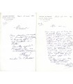 FOUQUE Ferdinand,  géologue. 3 Lettres Autographes (G 623,24,25))