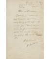 VERLAINE Paul, poète. Lettre Autographe. (G 5820)
