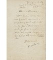 VERLAINE Paul, poète. Lettre Autographe. (G 5820)