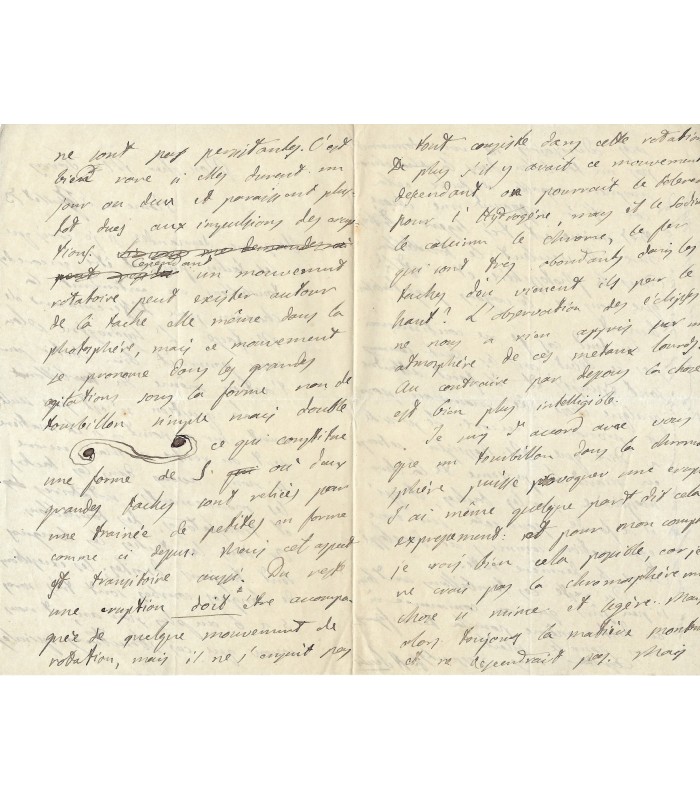 SECCHI Angelo, prêtre jésuite italien. 3 Lettres Autographes (E 10784)