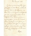AZAÏS Pierre, philosophe. Lettre Autographe (G 3780)