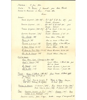 ROPARTZ Joseph Guy, compositeur. Pièce Autographe (G 2602)