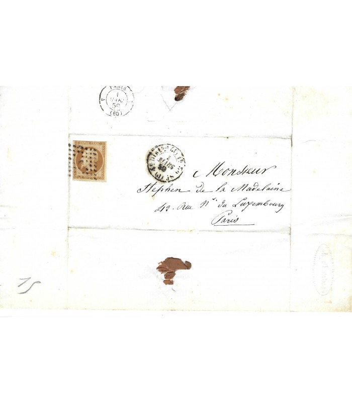 DREYFUS Charlotte, organiste et compositrice. Lettre Autographe (G 1697)