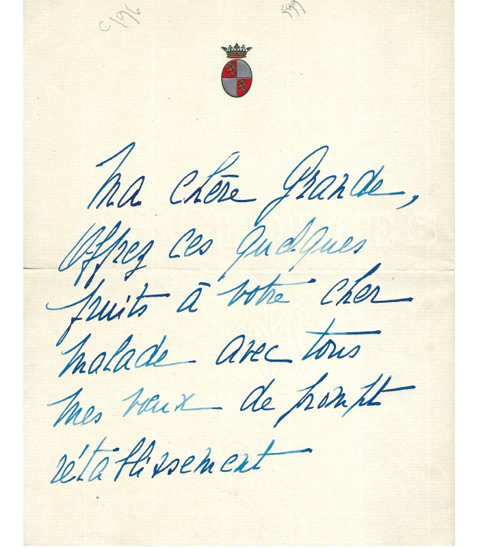 SOREL Cécile, comédienne. 3 Lettres Autographes (G 5509)