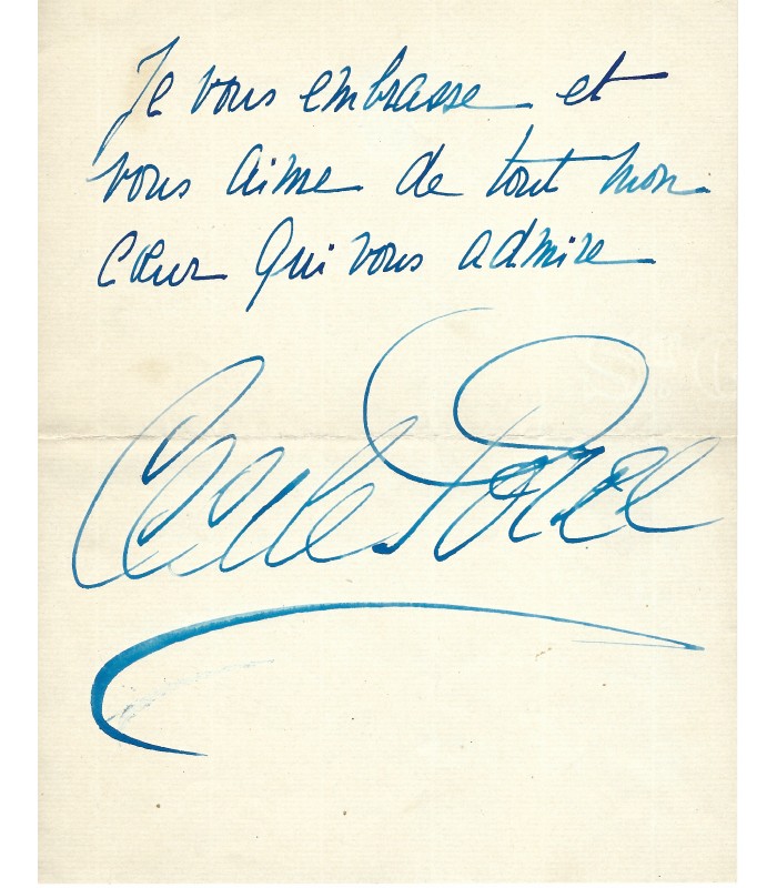 SOREL Cécile, comédienne. 3 Lettres Autographes (G 5509)