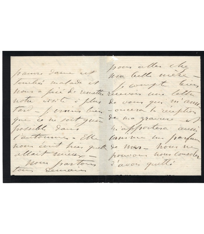 CHAPLIN Charles, peintre et graveur. Lettre Autographe (E 10814)