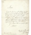 COUDER Auguste, peintre d'histoire. 2 lettres autographes (E 10814)