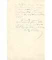 SULLY-PRUDHOMME, poète. Lettre Autographe (E 10820)