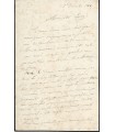 DESBARROLLES Adolphe. Peintre et écrivain, adepte des sciences occultes. Lettre autographe (E 10825)