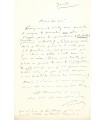 PALADILHE Emile, compositeur, 1er grand prix de Rome. Lettre autographe (G 6178)