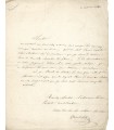 VAUCHELET Théophile Auguste, peintre d'histoire. Lettre autographe (E 10815)