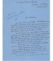 LABROUCHE Pierre, peintre. Lettre Autographe (E 10829)