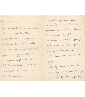 MARTIN Henri, peintre post-impressionniste. Lettre Autographe à Gustave Geffroy (E 10842)