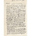 COMBES Emile, homme d'Etat. Lettre Autographe (E 10844)