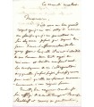 DELACROIX Eugène, peintre. Lettre Autographe (G 4339)