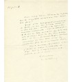 ANTOINE André. Metteur en scène. Lettre autographe (Réf. G 85)