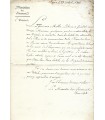 GUDIN Charles, homme politique. Pièce Signée ( E 10848)