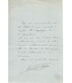 INDY Vincent d', compositeur. Lettre Autographe (G 6170)