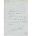 INDY Vincent d', compositeur. Lettre Autographe (G 6170)