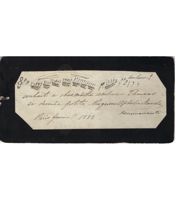 NEVADA Emma, soprano américaine. Photographie avec dédicace autographe(E 10809)