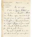 TIERSOT Julien, compositeur. Lettre Autographe  (G 6183)