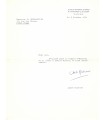 MALRAUX André, écrivain, homme politique. Lettre dactylographiée (G 4332)