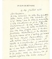 FRANCEN Victor, comédien. Lettre Autographe (E 10862)