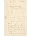 LIONNET Hippolyte, acteur et chanteur. Lettre Autographe (G 6173)