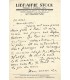 CHARDONNE Jacques, écrivain. Lettre Autographe ( G 6135)