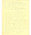 CELINE (L.F. Destouches), écrivain. Page manuscrite Autographe (G 5315/569)