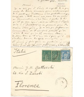 PALADIHLE Emile, compositeur. Carte Autographe (G 2436)