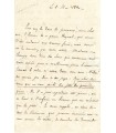 LAMENNAIS Félicité de, écrivain. Lettre Autographe (G 4483)