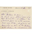 DANBE Jules, violoniste. Lettre Autographe (G 6166)