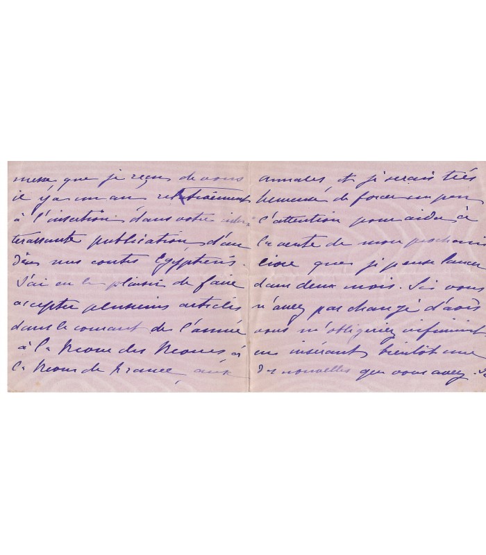 D'IVRAY Jehan, écrivaine. Lettre Autographe (E 10879)