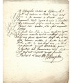 MARJOLIN Jean-Nicolas, chirurgien. Billet Autographe (E 10878)