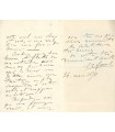 FAUVEL (Charles). Médecin. Lettre autographe (G 123)