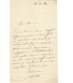 BERTHELOT Marcellin, chimiste, homme politique. Lettre Autographe (G 2542)